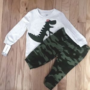 Carter's Dinosaur Outfit NWT 9 Months